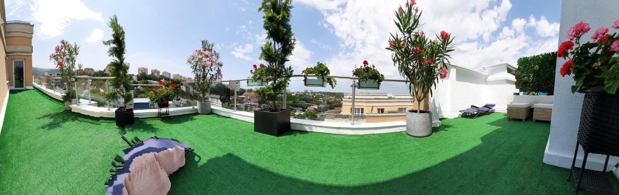 Penthouse View Aeroport Iasi Lägenhet Exteriör bild